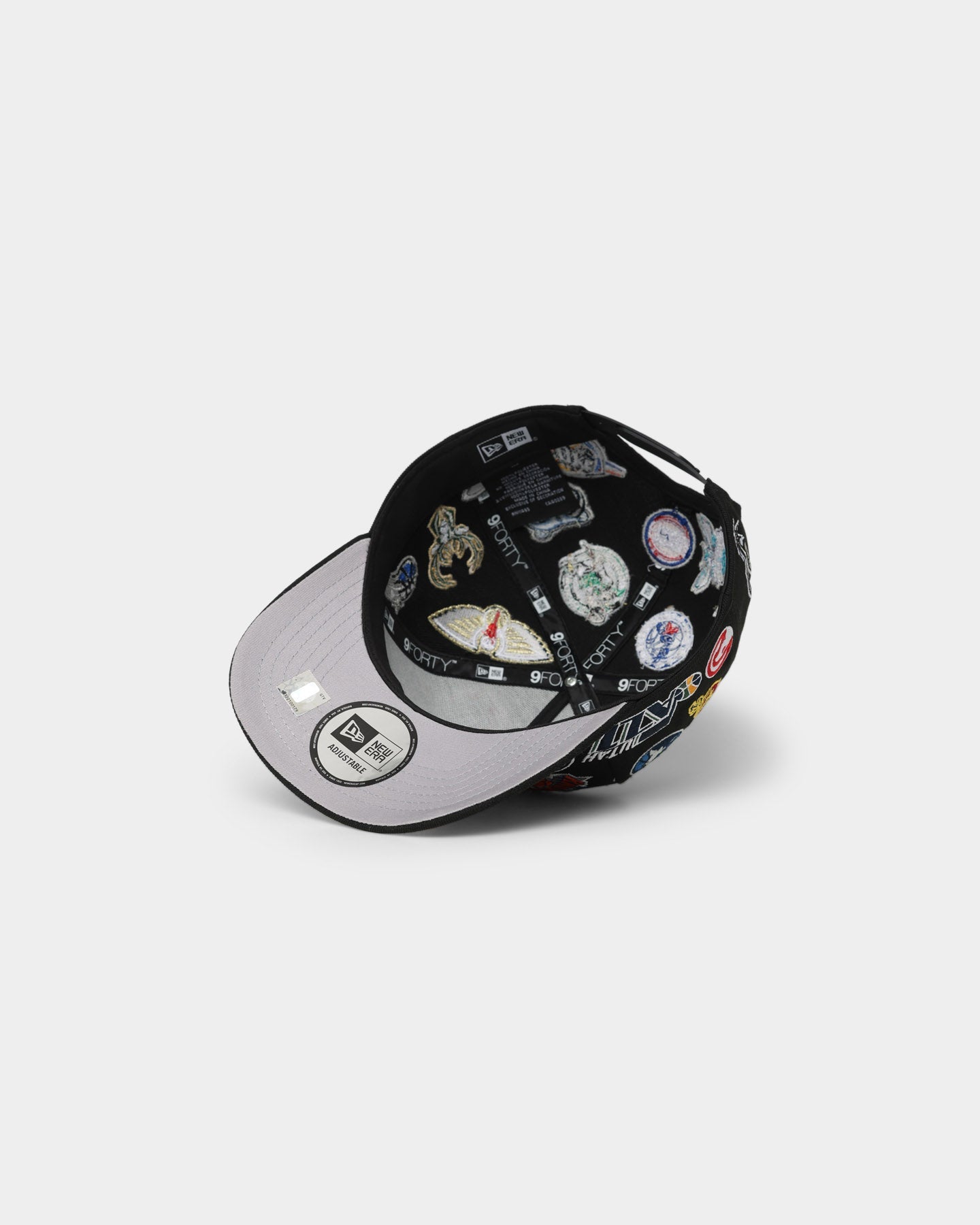 New Era NBA 'All Over League' 9FORTY K-Frame Snapback Black