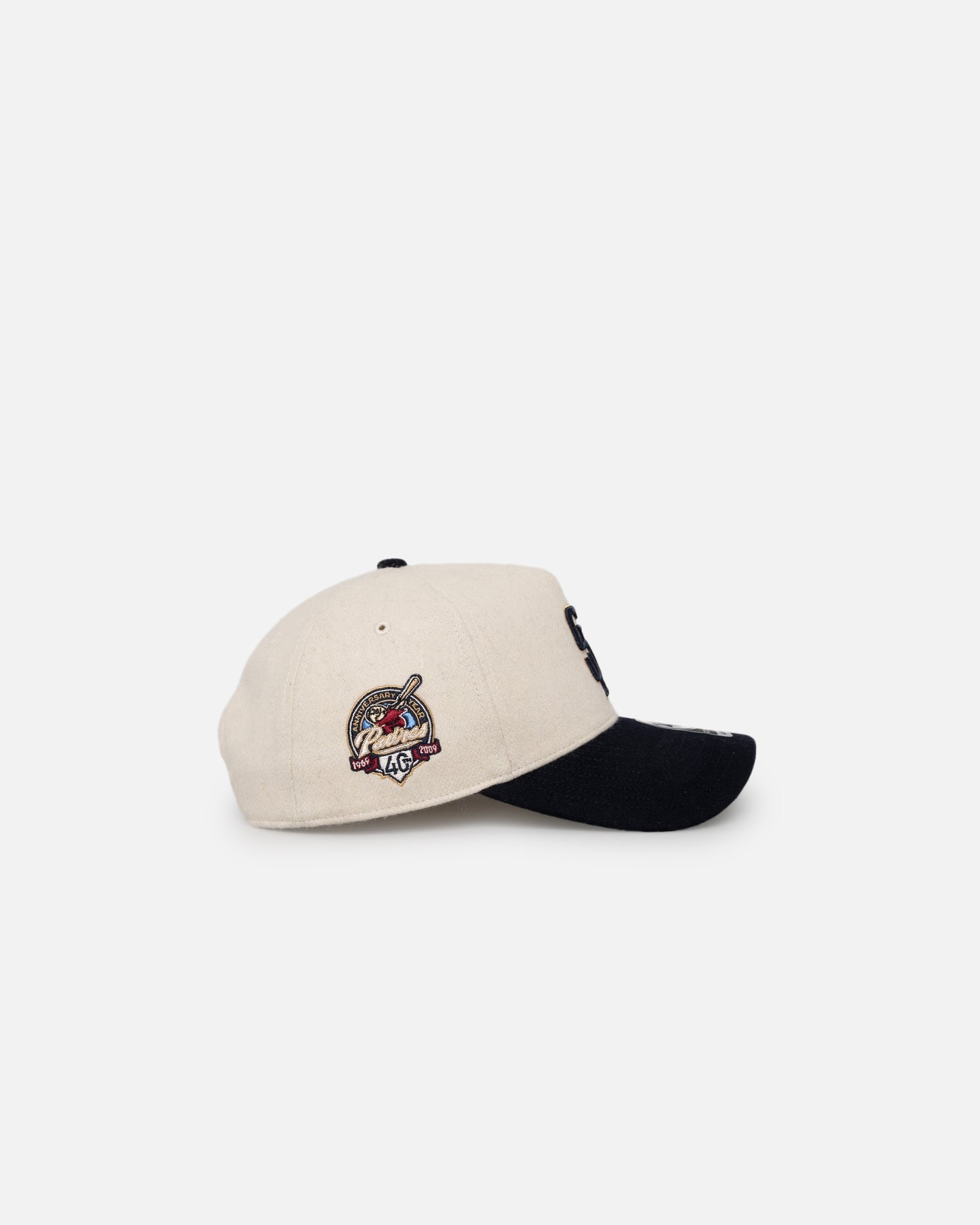 47 Brand San Diego Padres 'Wooly Offside DT' Sure Shot Snapback Natural/Navy