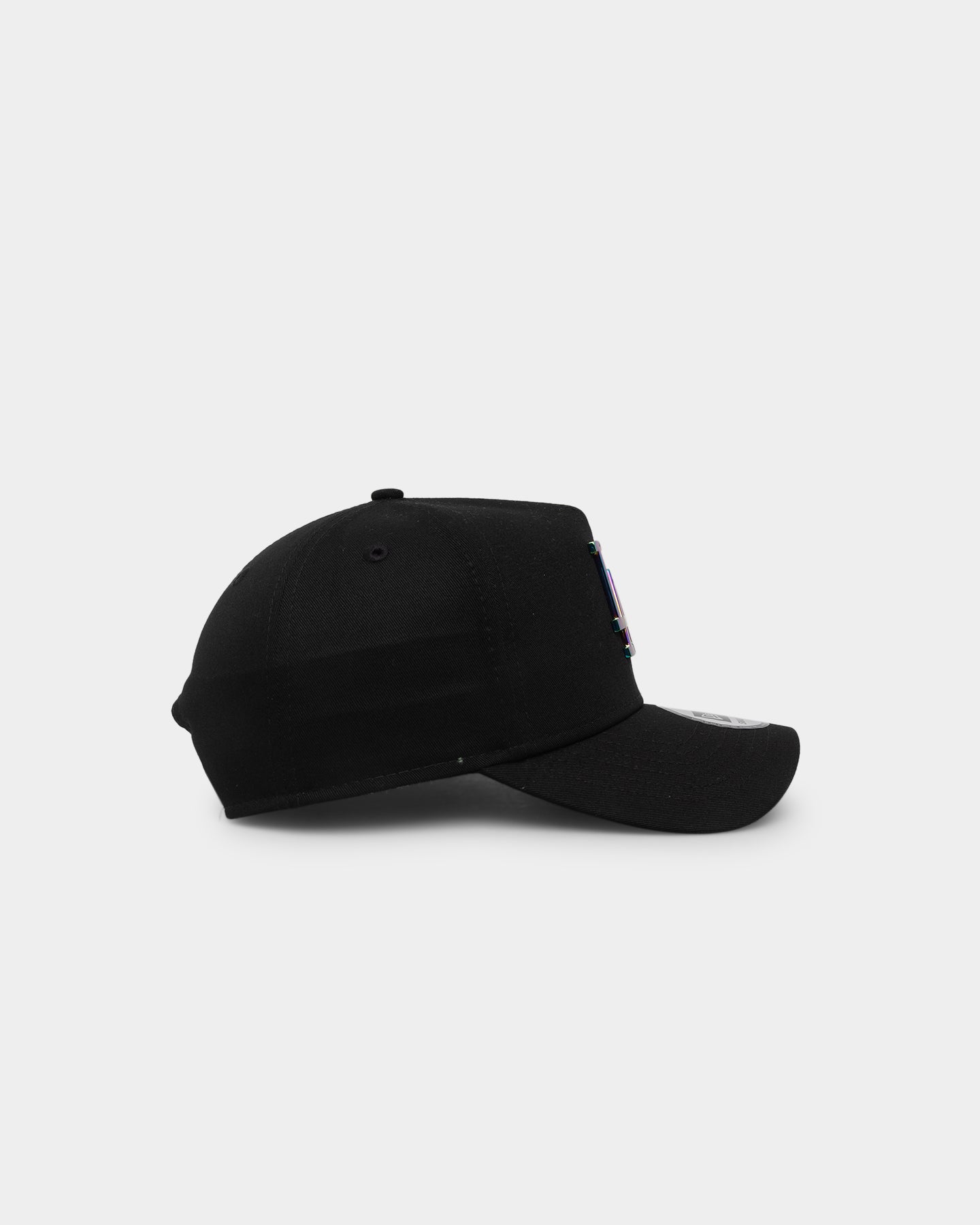 New Era Los Angeles Dodgers 'Metal Badge' 9FORTY K-Frame Snapback Black/Iridescent