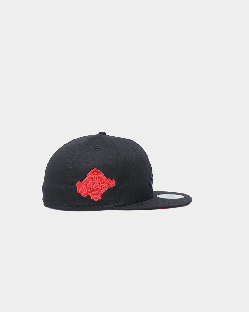 New Era Atlanta Braves 'Red Carpet' World Series 1995 59FIFTY Fitted Black/Red