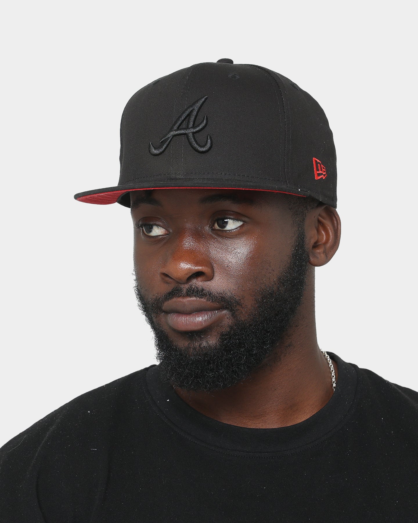 New Era Atlanta Braves 'Red Carpet' World Series 1995 59FIFTY Fitted Black/Red
