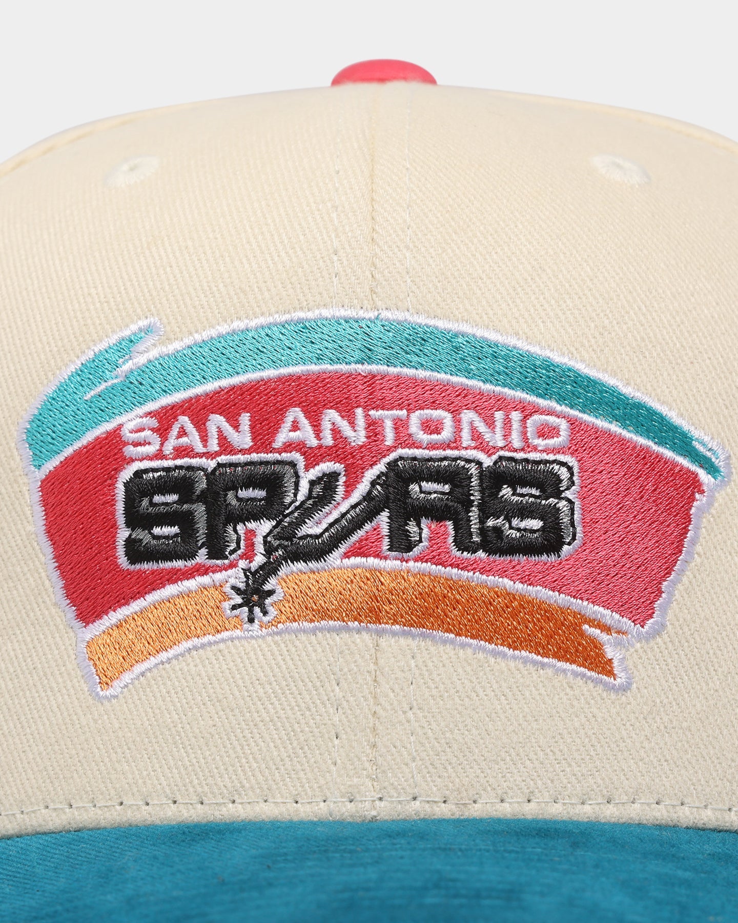 Mitchell & Ness San Antonio Spurs 'Vintage Cream' Pro Crown Snapback Cream