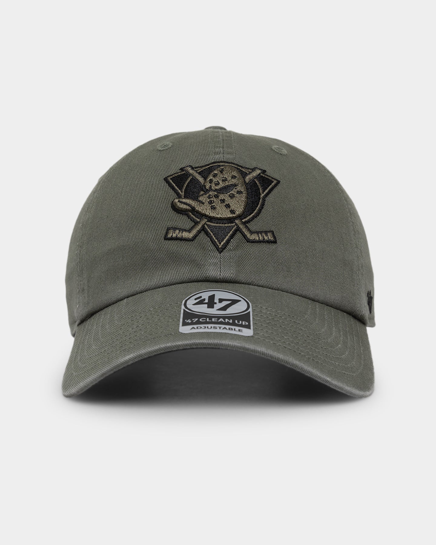 47 Brand Anaheim Ducks '47 Clean Up Strapback Moss