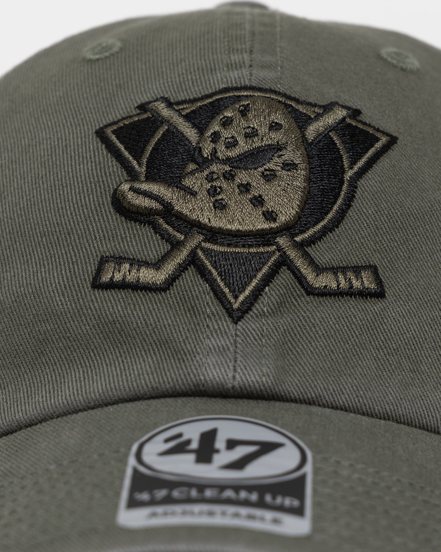 47 Brand Anaheim Ducks '47 Clean Up Strapback Moss