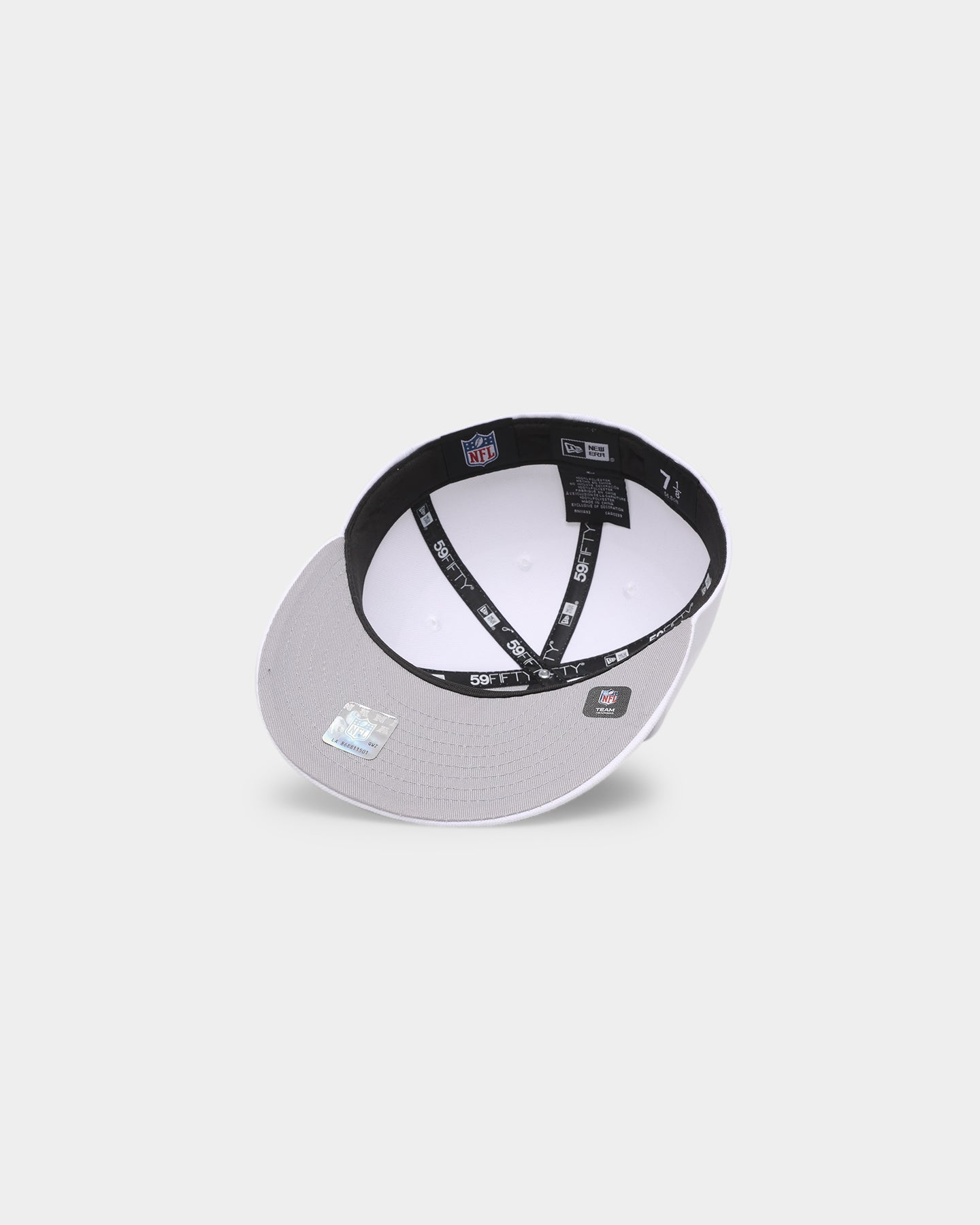 New Era Las Vegas Raiders 'White On White' 59FIFTY Fitted White/White