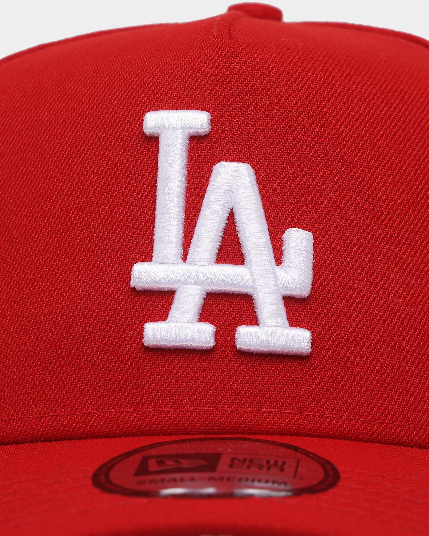 New Era Los Angeles Dodgers 'Fairisle' 9FORTY K-Frame Snapback Red/White