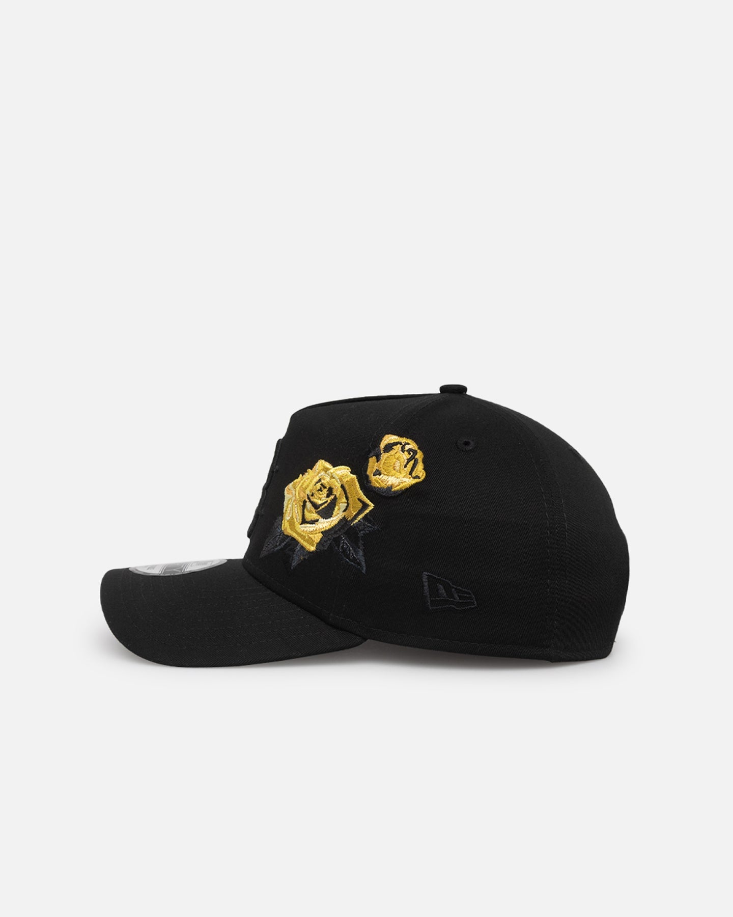 New Era Boston Red Sox 'Gold Rose Embroidery' 9FORTY A-Frame Snapback Black/Gold