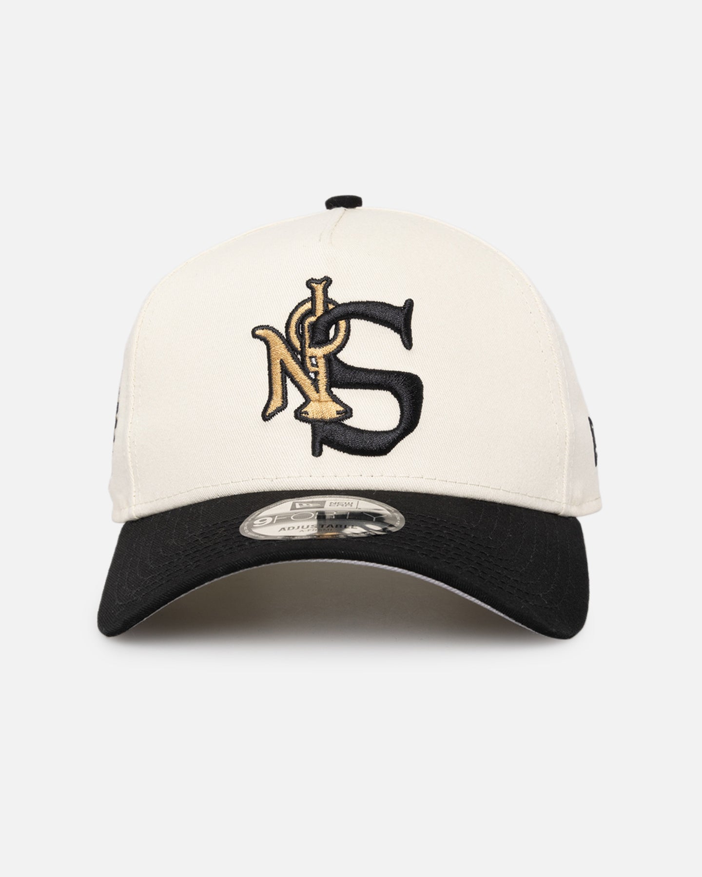 New Era New Orleans Saints 'NFL City Originals' 9FORTY A-Frame Snapback Chrome White/OTC