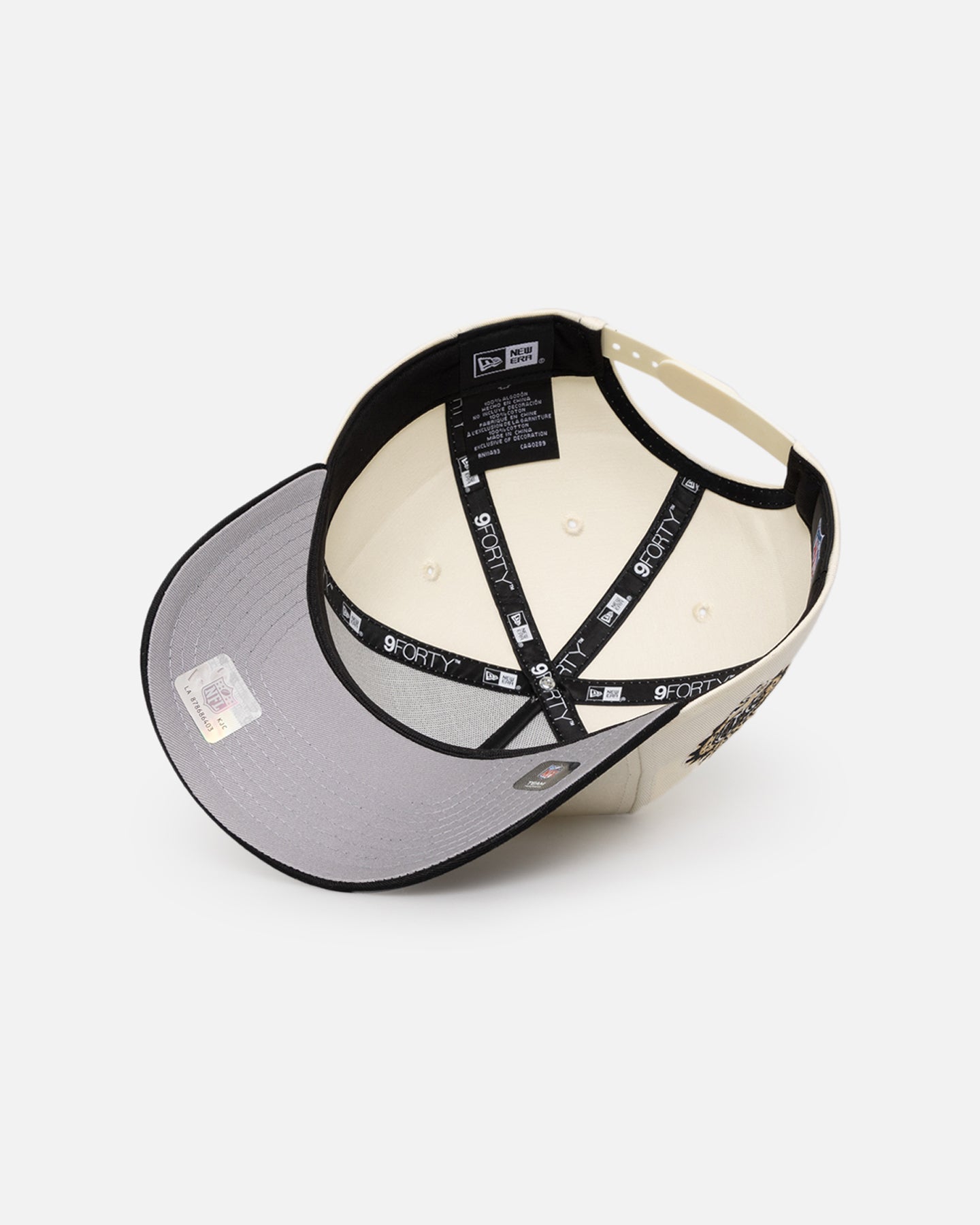 New Era New Orleans Saints 'NFL City Originals' 9FORTY A-Frame Snapback Chrome White/OTC