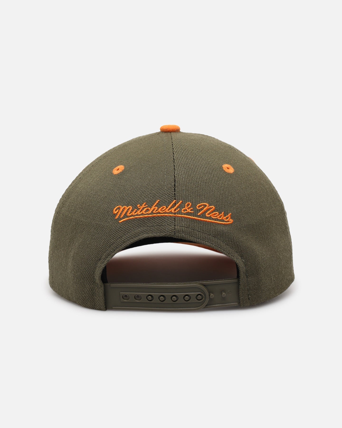 Mitchell & Ness Chicago Bulls 'Harmony of Hues' Pro Crown Snapback Olive/Orange