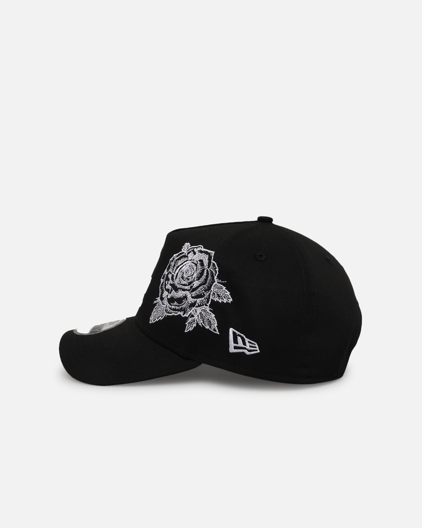 New Era Los Angeles Dodgers 'Ornate Rose' 9FORTY A-Frame Snapback Black/White