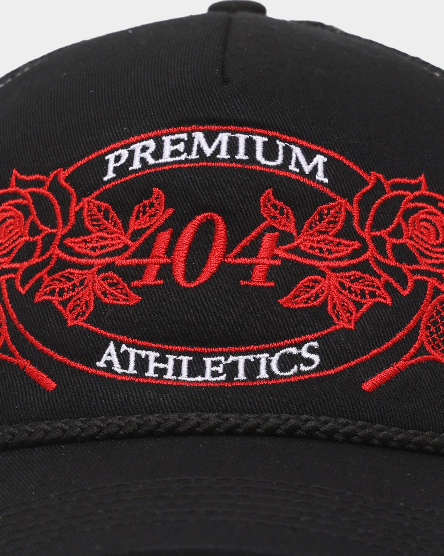 404 Premium Athletics Trucker Snapback Black