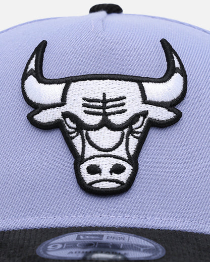 New Era Chicago Bulls 9FORTY A-Frame Snapback Lavender/Black