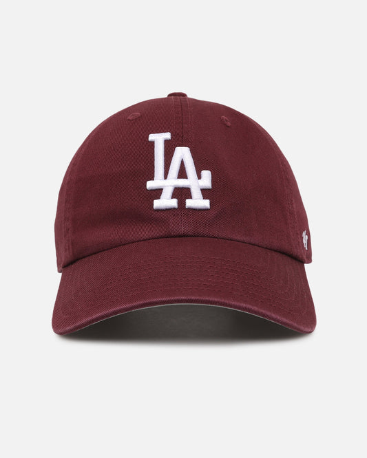 47 Brand Los Angeles Dodgers 'Ballpark' 47 Clean Up Strapback Dark Maroon
