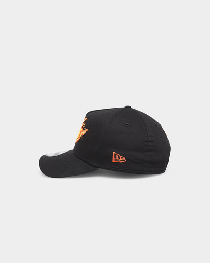 New Era Los Angeles Lakers 'Flamin' Hot' 9FORTY A-Frame Snapback Black/Flame