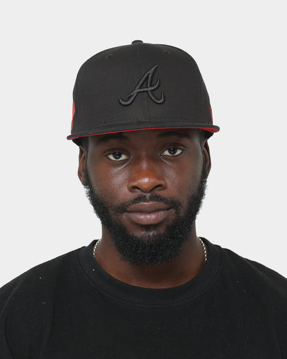 New Era Atlanta Braves 'Red Carpet' World Series 1995 59FIFTY Fitted Black/Red