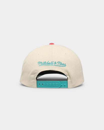 Mitchell & Ness San Antonio Spurs 'Vintage Cream' Pro Crown Snapback Cream