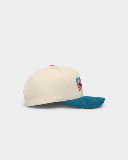 Mitchell & Ness San Antonio Spurs 'Vintage Cream' Pro Crown Snapback Cream