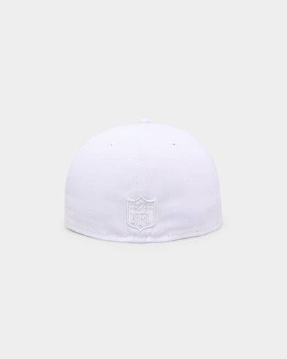 New Era Las Vegas Raiders 'White On White' 59FIFTY Fitted White/White