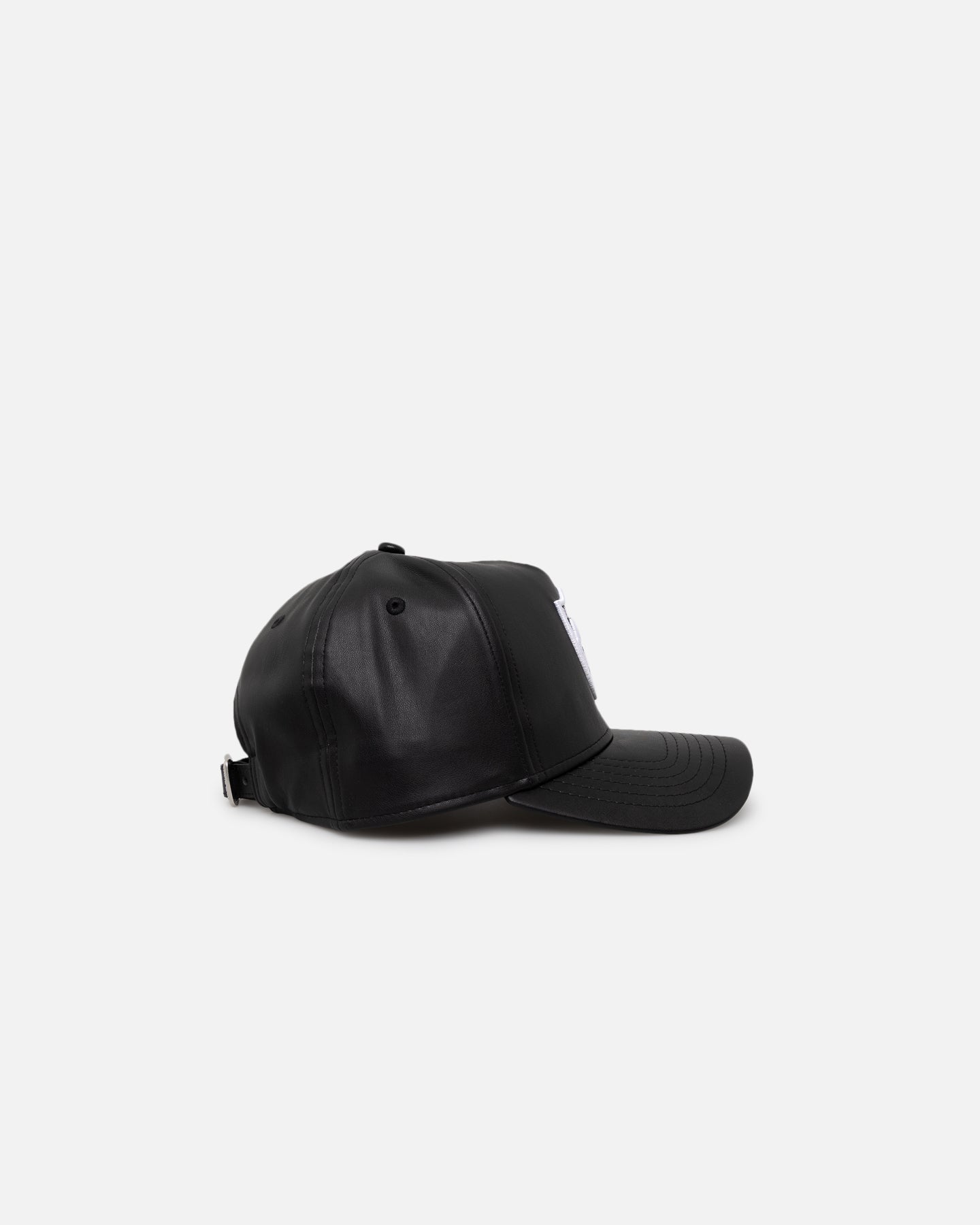New Era Las Vegas Raiders 'PU Leather' 9FORTY K-Frame Strapback Black/White