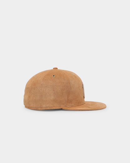 New Era New York Yankees 'Wheat/Brown/Gold' Suede 59FIFTY Fitted Wheat