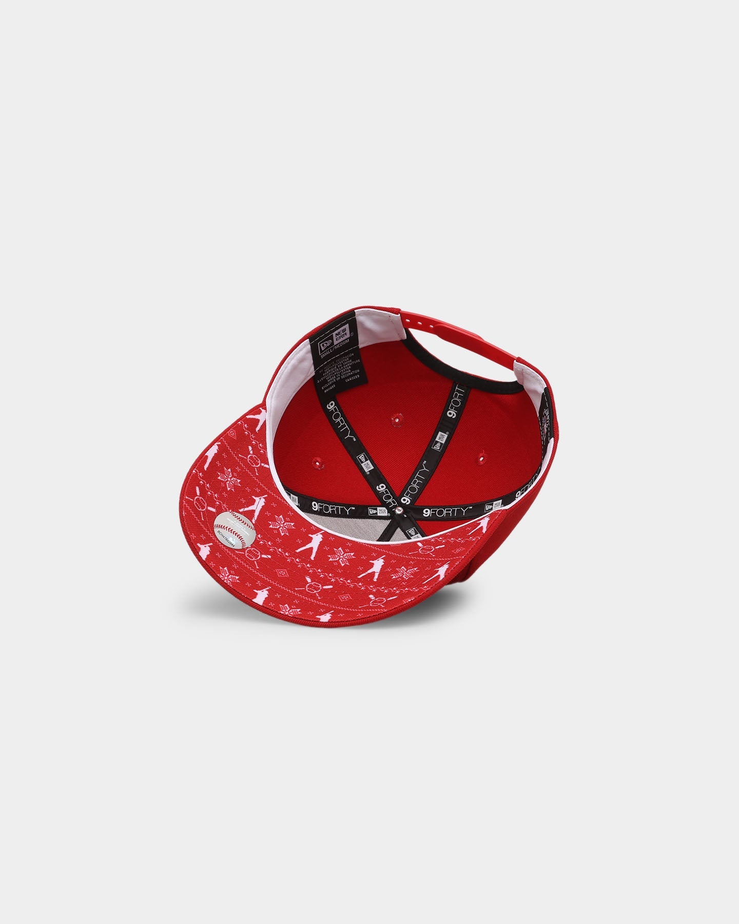 New Era Los Angeles Dodgers 'Fairisle' 9FORTY K-Frame Snapback Red/White