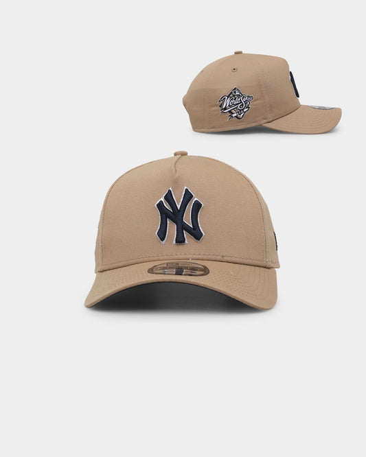 New Era New York Yankees 9FORTY A-Frame Snapback Light Beige