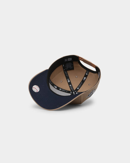 New Era New York Yankees 9FORTY A-Frame Snapback Light Beige