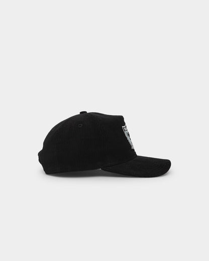 New Era Oakland Raiders 'Throwback Corduroy' Golfer Snapback Black