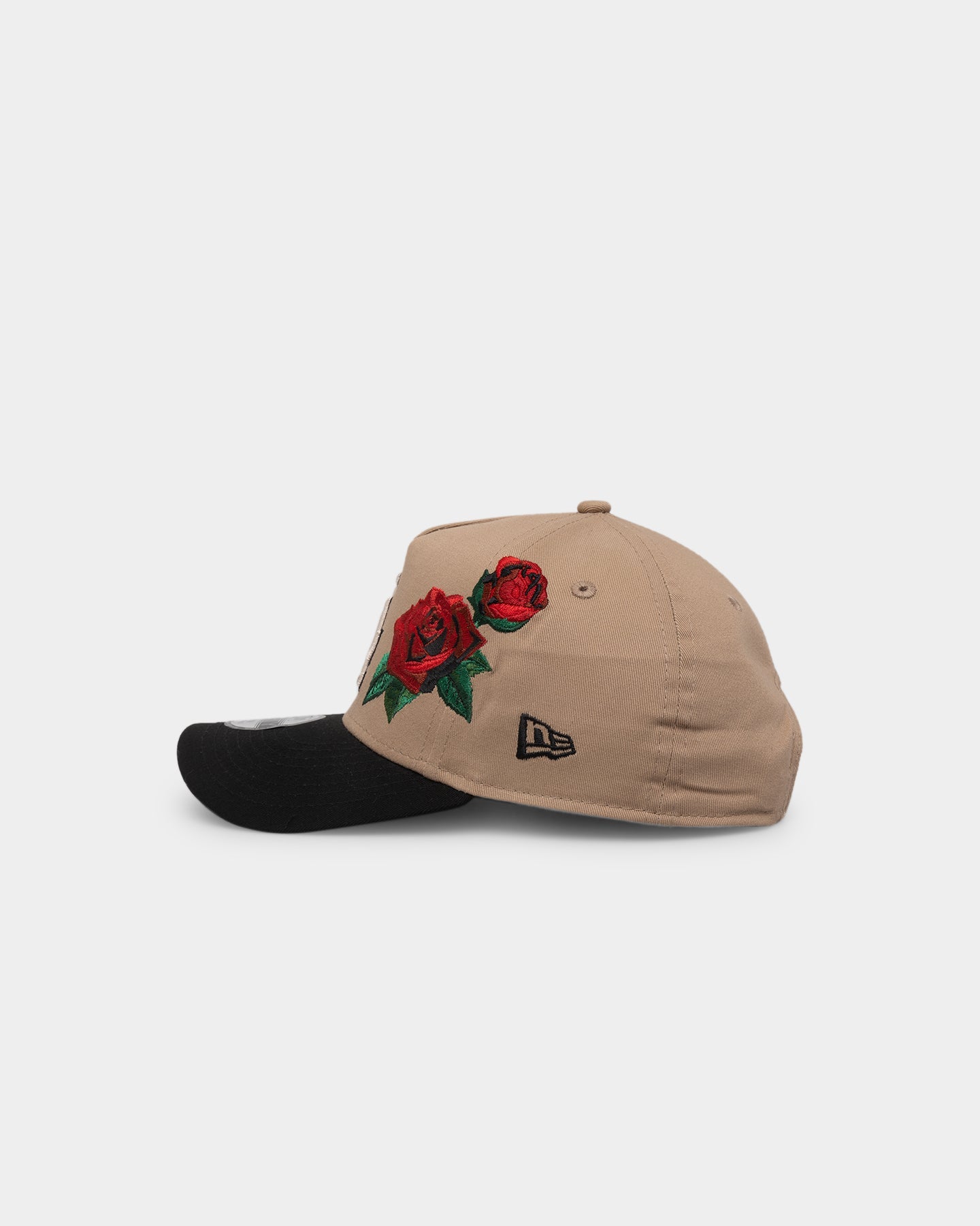 New Era Kids' Los Angeles Dodgers 'Tumbleweed Roses' 9FORTY A-Frame Snapback Camel/Black/Stone
