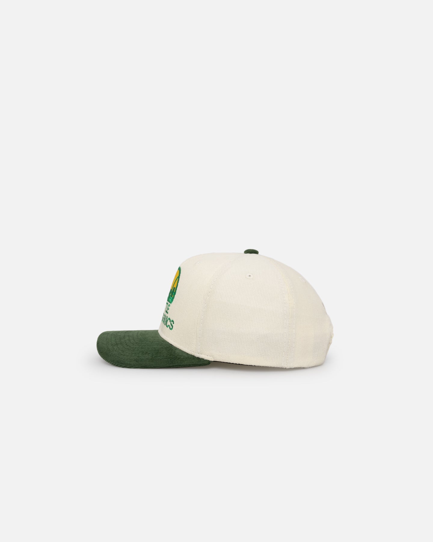 Mitchell & Ness Seattle SuperSonics Go Team Go OG Corduroy Snapback Light Cream/Green