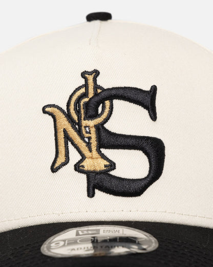 New Era New Orleans Saints 'NFL City Originals' 9FORTY A-Frame Snapback Chrome White/OTC