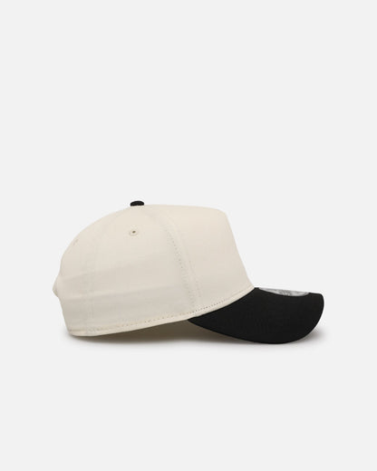 New Era Blank 9FORTY A-Frame Snapback Chrome Black