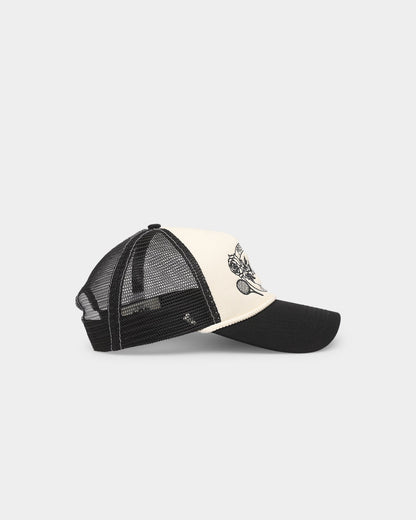 404 Premium Athletics Trucker Snapback Black/Off White